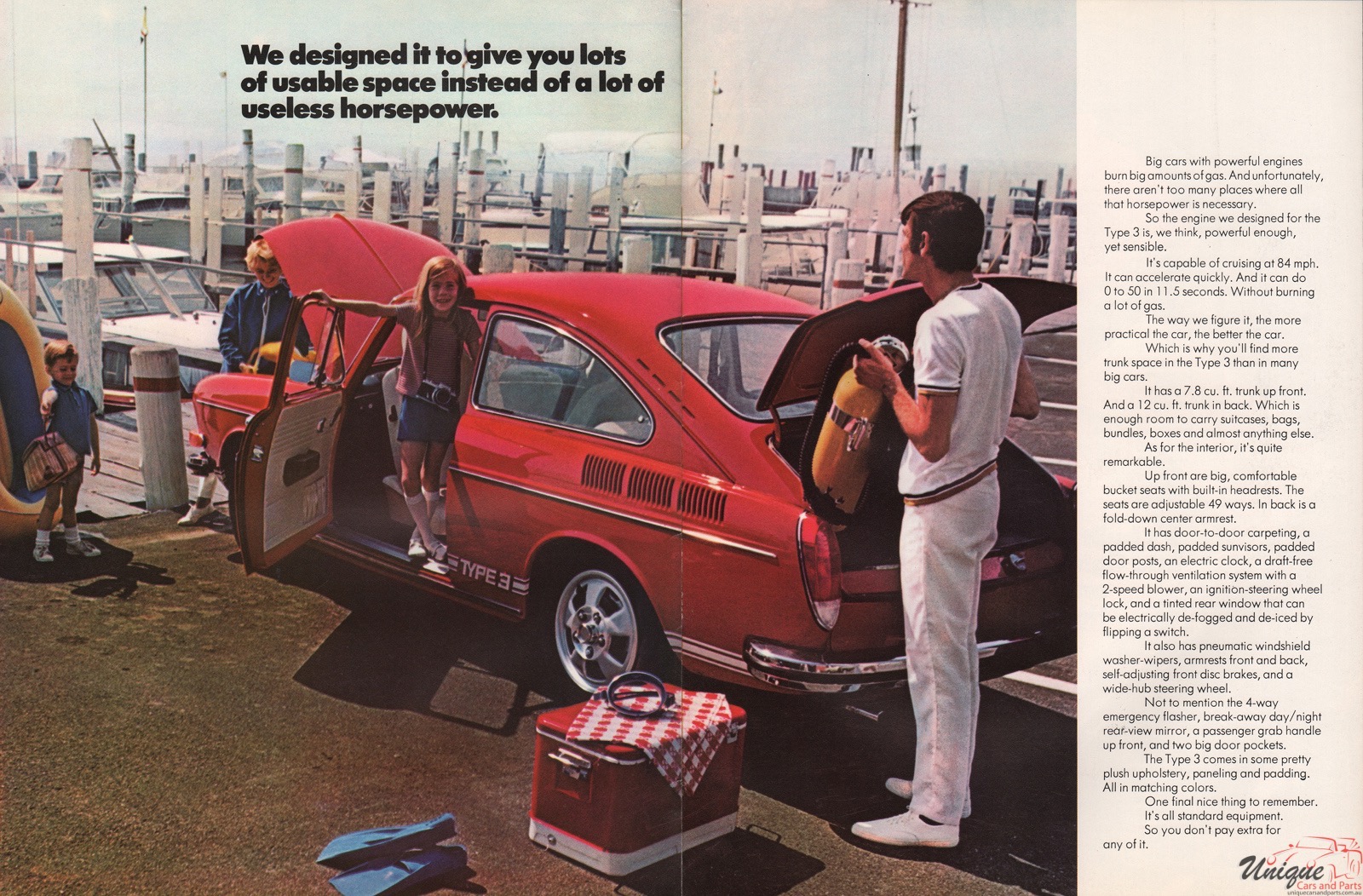 1972 Volkswagen Type 3 Brochure Page 2